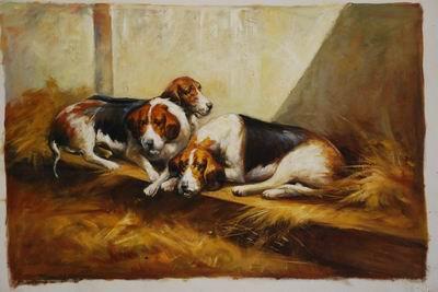 unknow artist Dogs 029 oil painting picture